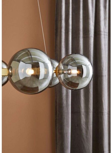 Lustră Pendul Markslöjd, Auriu / Alamă, Camera de zi, Metal