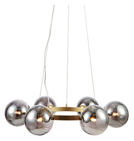 Lustră Pendul Markslöjd, Auriu / Alamă, Camera de zi, Metal
