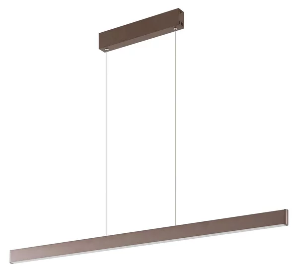 Lustră Pendul Lucande, Mylosh, reglabil, Maro / Rugină, Bucătărie, Aluminiu, Modern