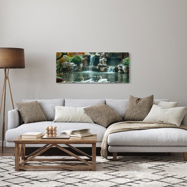 Tablou - iaz asiatic (120x50 cm)