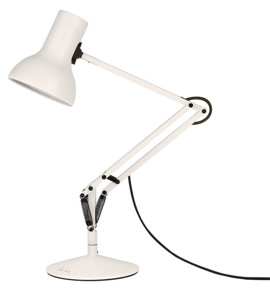 Lampă de masă Anglepoise, Type 75, Alb, Camera de zi, Metal, Design