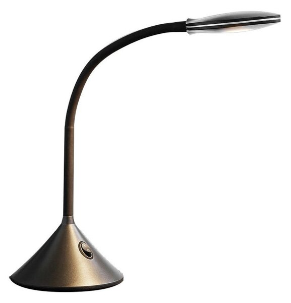 Lampă de masă Halo Design, Negru, Studiu / Birou, Plastic