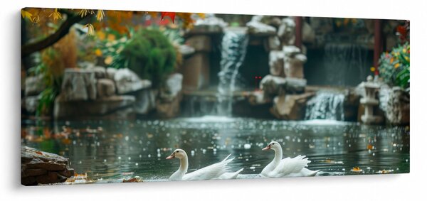 Tablou - iaz asiatic (120x50 cm)
