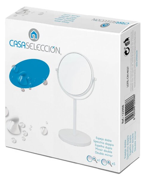 Oglindă cosmetică (5x) de mărire ø 17 cm – Casa Selección