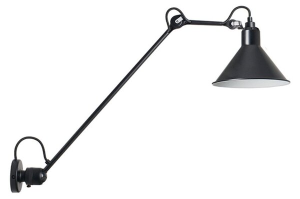Lampă de perete Lampe Gras, Negru, Camera de zi, Metal