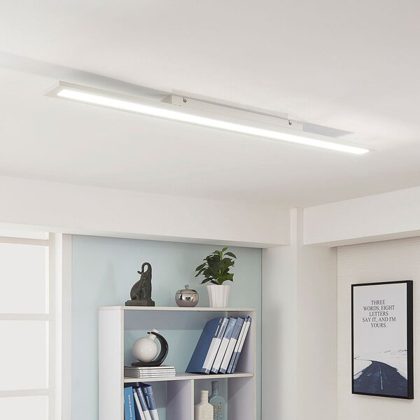 Arcchio Panou LED Arya, 120 cm, alb, dimabil, aluminiu, reglabil, Alb, Studiu / Birou, Plastic, Modern