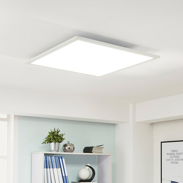 Arcchio Lysander panou LED, CCT, 62 cm, alb, reglabil, Alb, Studiu / Birou, Aluminiu, Modern