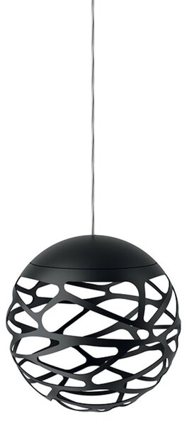 Lustră Pendul Lodes, reglabil, Negru, Sala de mese, Metal