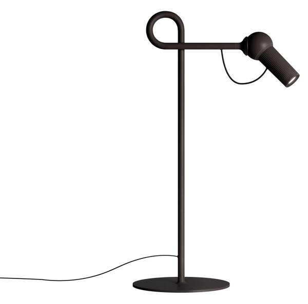 Lampă de masă kdln, Bird, reglabil, Negru, Camera de zi, Metal