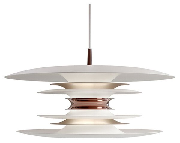 Diablo Lustră Pendul Ø50 Matt White/Rosé Silver - Belid