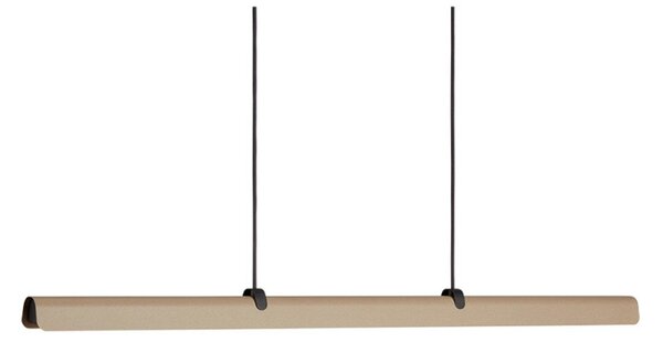 Fold Linear G2 LED Lustră Pendul L118 Nisip/Antracit