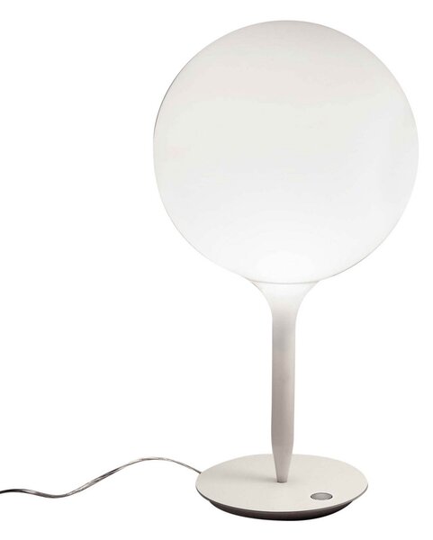 Lampă de masă Artemide, Castore, reglabil, Alb, Camera de zi, Plastic, Design