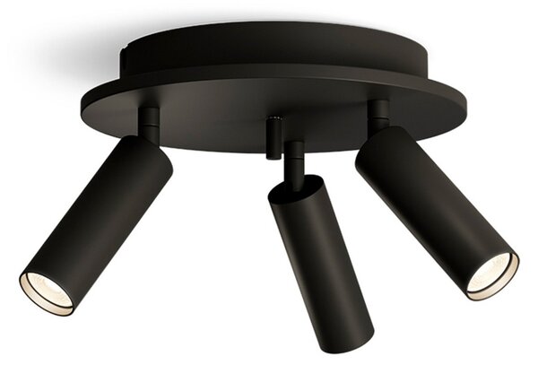 Plafoniere Herstal, Negru, Camera de zi, Metal