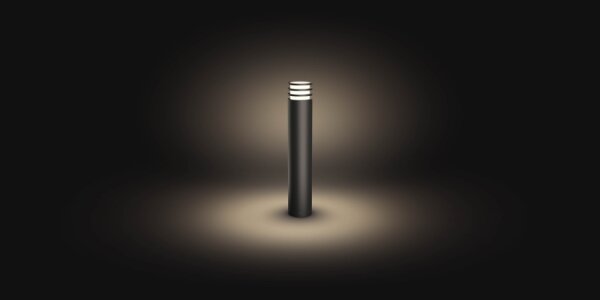Philips 17403/93/P0 - LED Lampă dimmabilă exterior Hue LUCCA 1xE27/9,5W/230V