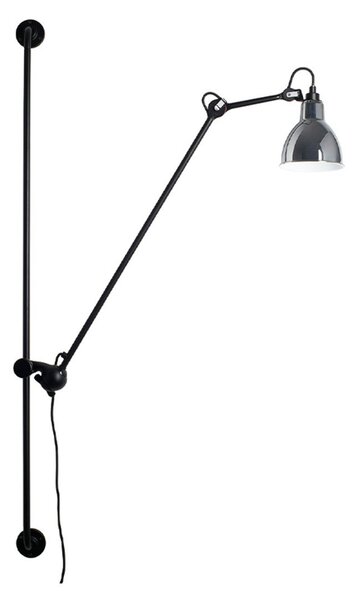 Lampă de perete Lampe Gras, 214 Round, Negru, Camera de zi, Metal, Design
