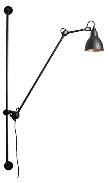 Lampă de perete Lampe Gras, Negru, Camera de zi, Metal