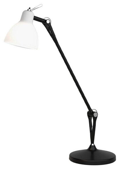 Lampă de masă Rotaliana, Negru, Studiu / Birou, Metal