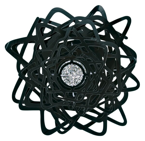Plafoniere Slamp, Aurora, reglabil, Negru, Camera de zi, Plastic, Design