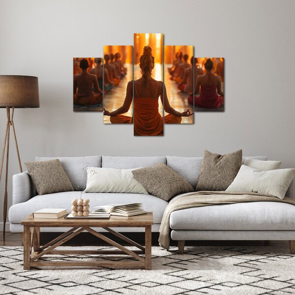 Tablou - Lecții de yoga (150x105 cm)