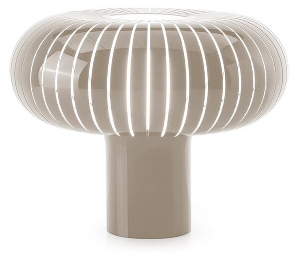Lampă de masă Kartell, Teresa, reglabil, Gri, Camera de zi, Plastic, Design