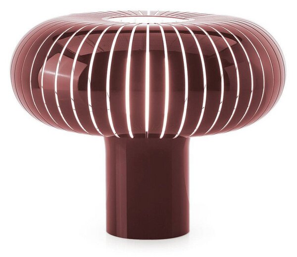Lampă de masă Kartell, Teresa, reglabil, Roșu, Camera de zi, Plastic, Design
