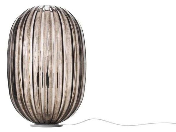 Lampă de masă Foscarini, reglabil, Gri, Camera de zi, Plastic