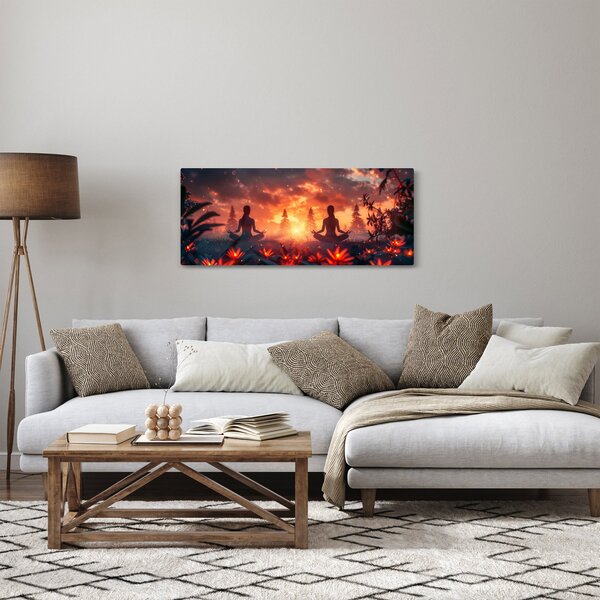 Tablou - Yoga în natură (120x50 cm)