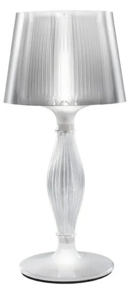 Lampă de masă Slamp, Transparent, Camera de zi, Plastic
