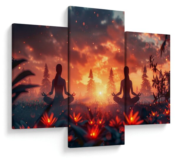 Tablou - Yoga în natură (90x60 cm)