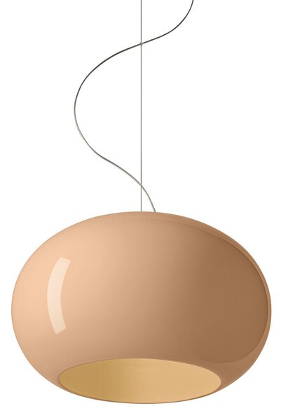 Lustră Pendul Foscarini, Buds 2, Bej, Camera de zi, Sticlă, Design