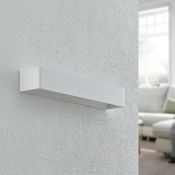 Arcchio Aplică de perete LED Karam, 53 cm, alb, metal, sus/jos, reglabil, Alb, Camera de zi / sufragerie, Metal, Modern