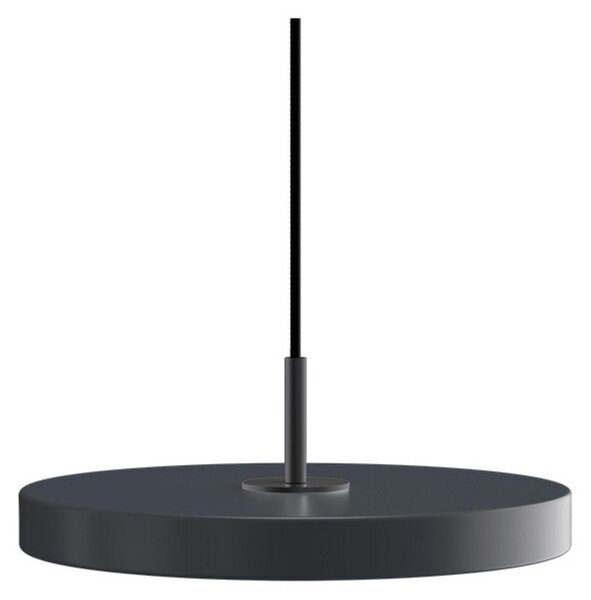 Lampa suspendată Asteria Plus, Ø 30 cm, gri/negru - UMAGE