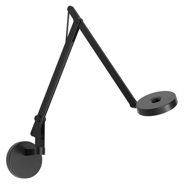 Aplică de perete String W2, DTW, mat/negru - Rotaliana