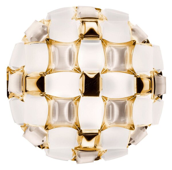 Lampă de perete Slamp, Mida, reglabil, Auriu / Alamă, Camera de zi, Plastic, Design