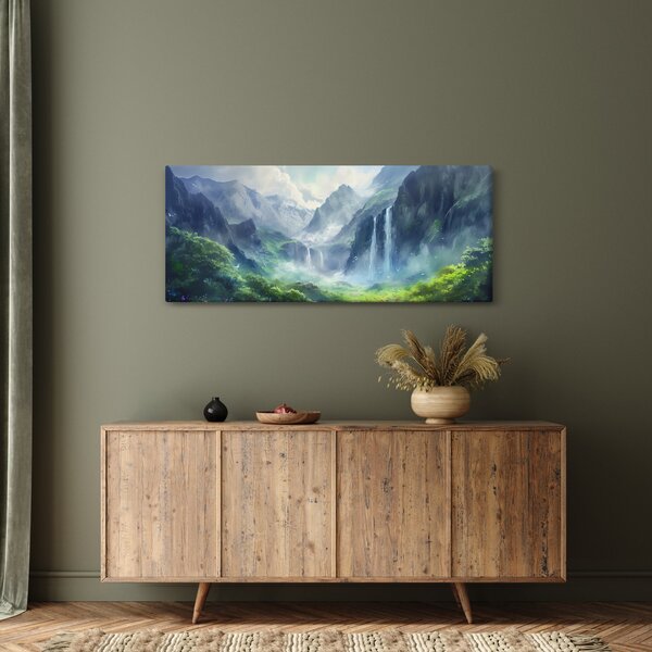 Tablou - Valea cascadelor (120x50 cm)