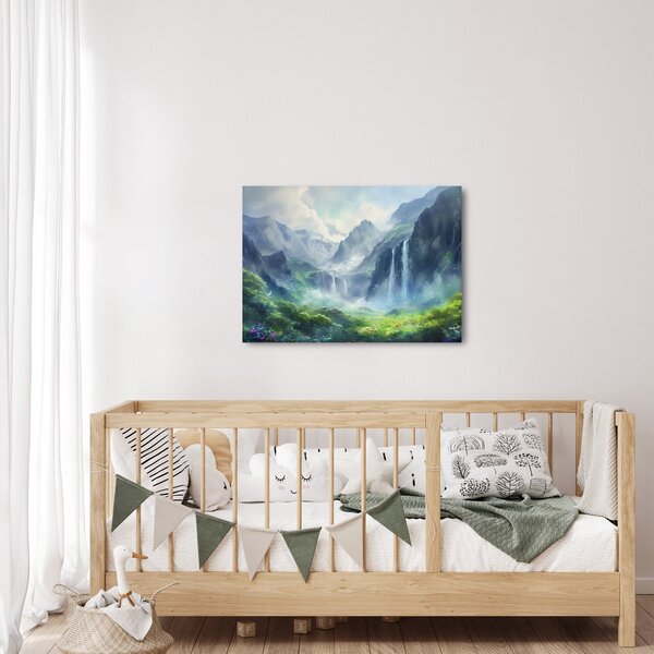 Tablou - Valea cascadelor (70x50 cm)