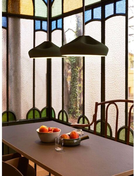 Lustră Pendul MARSET, Galben, Sala de mese, Ceramică