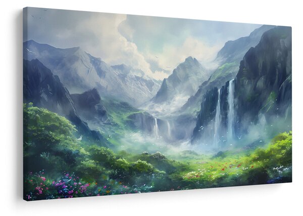 Tablou - Valea cascadelor (90x60 cm)