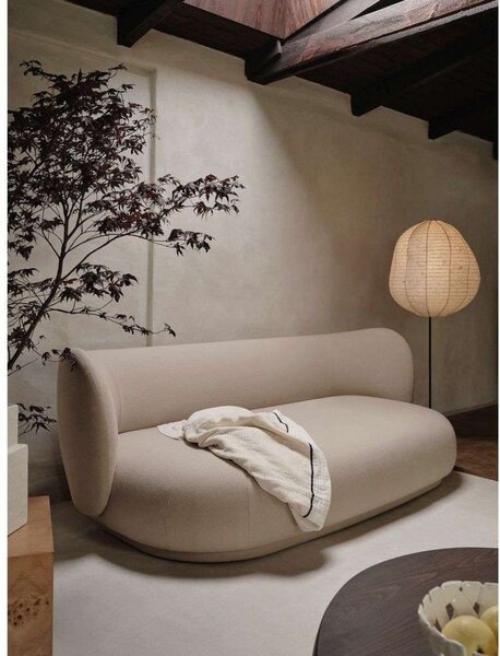 Lampadar ferm LIVING, Bej, Camera de zi, Hârtie / Carton