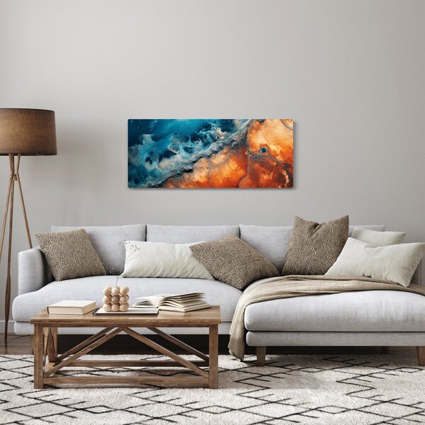 Tablou - Apă și foc (120x50 cm)