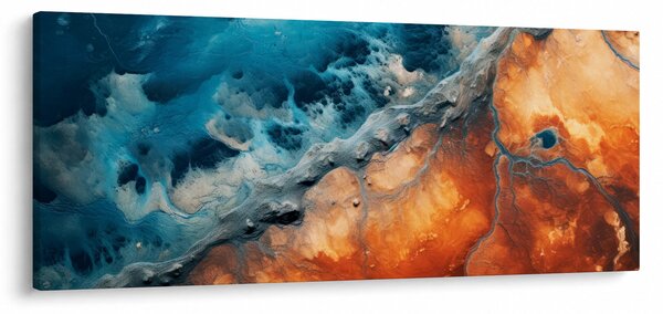 Tablou - Apă și foc (120x50 cm)