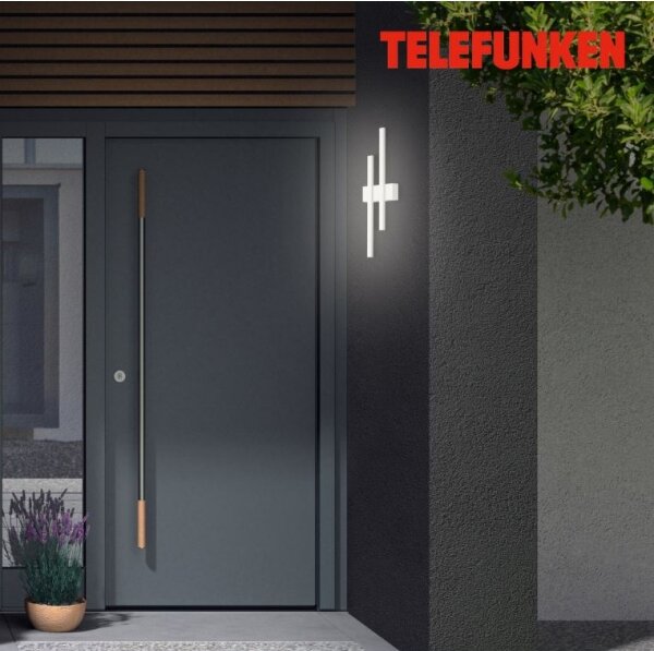 Aplică LED de exterior 2xLED/8W/230V IP44 Telefunken 313206TF
