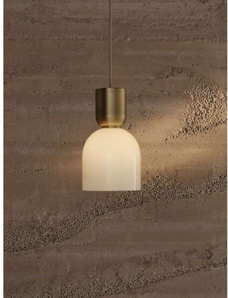 Lustră Pendul ferm LIVING, Alb, Camera de zi, Sticlă