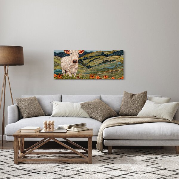Tablou - Imitație de motiv tricotat (120x50 cm)
