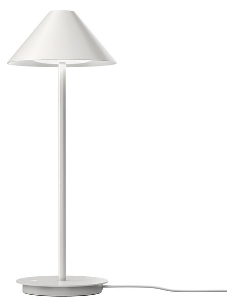 Lampă de masă Louis Poulsen, Keglen, reglabil, Alb, Camera de zi, Metal, Design