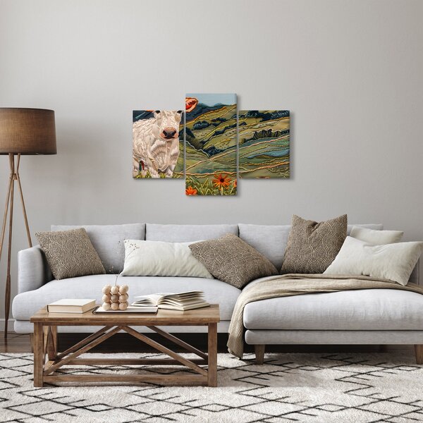 Tablou - Imitație de motiv tricotat (90x60 cm)