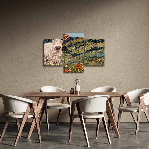 Tablou - Imitație de motiv tricotat (90x60 cm)