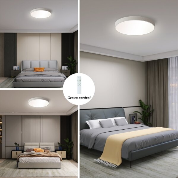 Plafonieră LED dimabilă Brilagi POOL SMART LED/48W/230V 3000-6000K 40 cm alb + telecomandă