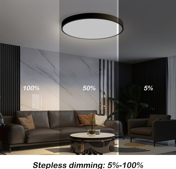 Plafonieră LED dimabilă Brilagi POOL SMART LED/60W/230V 3000-6000K 50 cm + telecomandă
