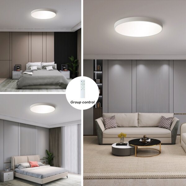 Plafonieră LED dimabilă BRILAGI POOL SMART LED/60W/230V 3000-6000K 50 cm + telecomandă